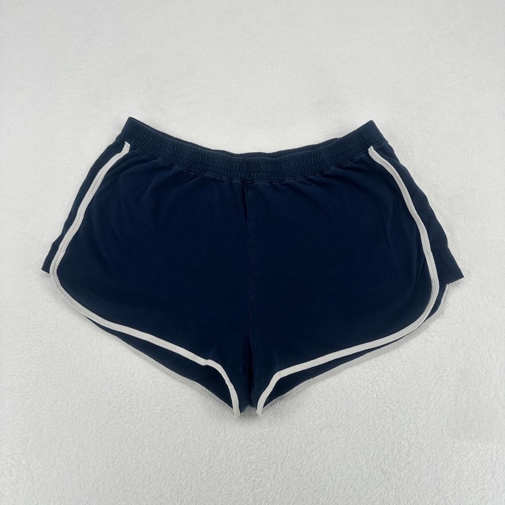 AERO‎ Tomboy Retro Shorts Navy Blue Cotton Lounge Athletic L Fair